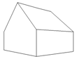 Тип 1. Простая двускатная крыша.