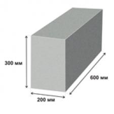 Блок с параметрами 600х300х200 мм