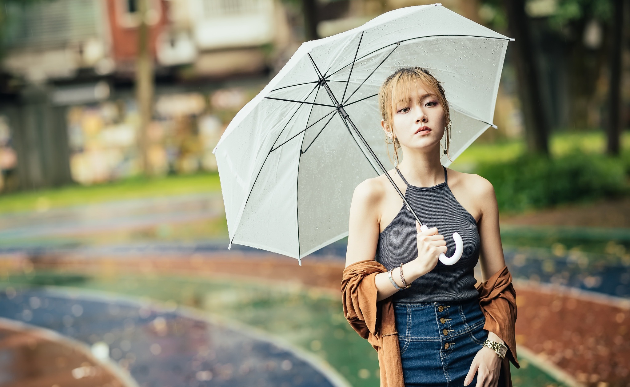 Девочка и зонт