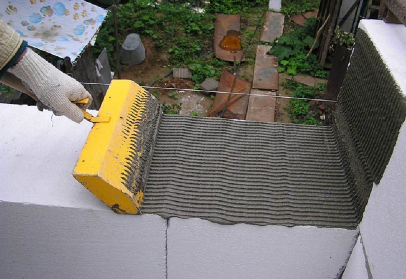 Укладка пеноблоков на цементном растворе водонепроницаемость бетона